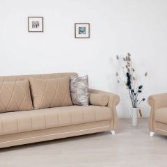 Комплект Роуз ТД 412 диван-кровать + кресло + комплект подушек в Салехарде - salekhard.mebel24.online | фото