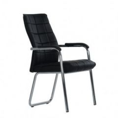 Кресло Barneo K-14 для посетителей и переговорных (черный) в Салехарде - salekhard.mebel24.online | фото