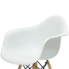 Кресло Barneo N-14 WoodMold белый в Салехарде - salekhard.mebel24.online | фото 3