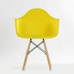 Кресло Barneo N-14 WoodMold желтый в Салехарде - salekhard.mebel24.online | фото 2