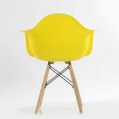Кресло Barneo N-14 WoodMold желтый в Салехарде - salekhard.mebel24.online | фото 3