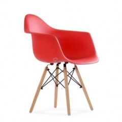 Кресло Barneo N-14 WoodMold красный в Салехарде - salekhard.mebel24.online | фото