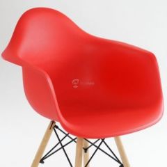 Кресло Barneo N-14 WoodMold красный в Салехарде - salekhard.mebel24.online | фото 4