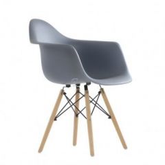 Кресло Barneo N-14 WoodMold серый в Салехарде - salekhard.mebel24.online | фото