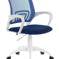 Кресло BRABIX "Fly MG-396W" (белый/темно-синее) 532399 в Салехарде - salekhard.mebel24.online | фото