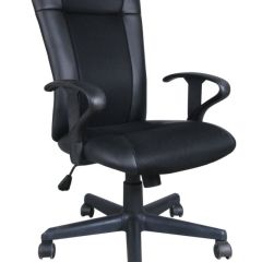 Кресло BRABIX "Optima MG-370" (экокожа/ткань, черное) 531580 в Салехарде - salekhard.mebel24.online | фото