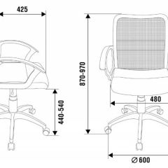 Кресло Бюрократ CH-590SL/BLACK в Салехарде - salekhard.mebel24.online | фото 4