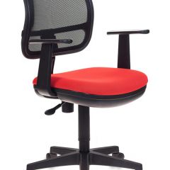 Кресло Бюрократ CH-797AXSN/26-22 спинка черный сиденье красный в Салехарде - salekhard.mebel24.online | фото