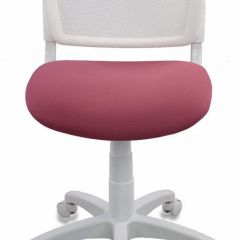 Кресло детское Бюрократ CH-W296NX/26-31 белый TW-15 розовый 26-31 в Салехарде - salekhard.mebel24.online | фото 3