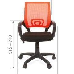 Кресло для оператора CHAIRMAN 696 black (ткань TW-11/сетка TW-66) в Салехарде - salekhard.mebel24.online | фото 3