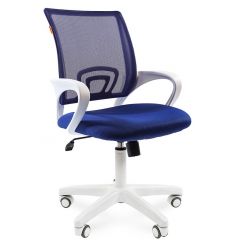 Кресло для оператора CHAIRMAN 696 white (ткань TW-10/сетка TW-05) в Салехарде - salekhard.mebel24.online | фото 1