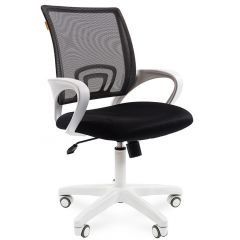 Кресло для оператора CHAIRMAN 696 white (ткань TW-11/сетка TW-01) в Салехарде - salekhard.mebel24.online | фото