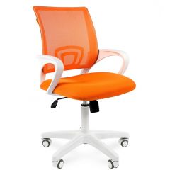Кресло для оператора CHAIRMAN 696 white (ткань TW-16/сетка TW-66) в Салехарде - salekhard.mebel24.online | фото 1