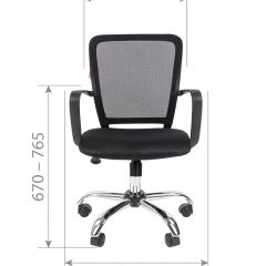 Кресло для оператора CHAIRMAN 698 хром (ткань TW 10/сетка TW 05) в Салехарде - salekhard.mebel24.online | фото 6