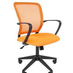Кресло для оператора CHAIRMAN 698 (ткань/сетка TW - оранжевый) в Салехарде - salekhard.mebel24.online | фото