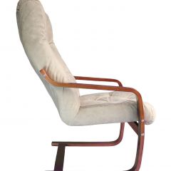 Кресло для отдыха (пружинка) Магнат 102-З-КР замша КРЕМ в Салехарде - salekhard.mebel24.online | фото 2