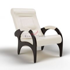 Кресло для отдыха Римини 19-К-КР (экокожа/венге) КРЕМ в Салехарде - salekhard.mebel24.online | фото
