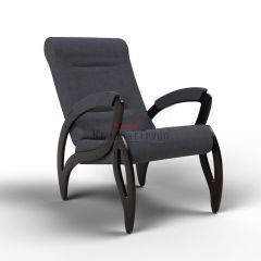 Кресло для отдыха Зельден 20-Т-ГР (тканьвенге) ГРАФИТ в Салехарде - salekhard.mebel24.online | фото 1