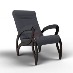 Кресло для отдыха Зельден 20-Т-ГР (тканьвенге) ГРАФИТ в Салехарде - salekhard.mebel24.online | фото