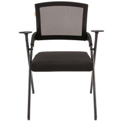 Кресло для посетителей CHAIRMAN NEXX (ткань стандарт черный/сетка DW-01) в Салехарде - salekhard.mebel24.online | фото 2