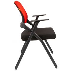 Кресло для посетителей CHAIRMAN NEXX (ткань стандарт черный/сетка DW-69) в Салехарде - salekhard.mebel24.online | фото 3