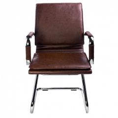 Кресло для посетителя Бюрократ CH-993-Low-V/Brown коричневый в Салехарде - salekhard.mebel24.online | фото 4