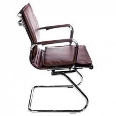 Кресло для посетителя Бюрократ CH-993-Low-V/Brown коричневый в Салехарде - salekhard.mebel24.online | фото 2
