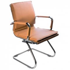 Кресло для посетителя Бюрократ CH-993-Low-V/Camel светло-коричневый в Салехарде - salekhard.mebel24.online | фото