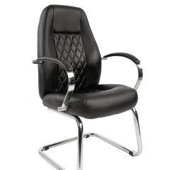 Кресло для посетителя CHAIRMAN 950 V Черное в Салехарде - salekhard.mebel24.online | фото
