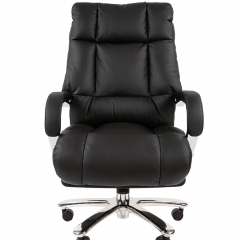 Кресло для руководителя CHAIRMAN 405 (Кожа) Черное в Салехарде - salekhard.mebel24.online | фото