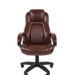 Кресло для руководителя  CHAIRMAN 432 (Экокожа коричневая) в Салехарде - salekhard.mebel24.online | фото 2