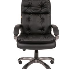 Кресло для руководителя  CHAIRMAN 442 (экокожа черная) в Салехарде - salekhard.mebel24.online | фото