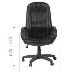 Кресло для руководителя  CHAIRMAN 685 (экокожа черный) в Салехарде - salekhard.mebel24.online | фото 5