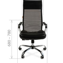 Кресло для руководителя CHAIRMAN 700 (Сетка) Черное в Салехарде - salekhard.mebel24.online | фото 4