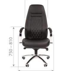 Кресло для руководителя CHAIRMAN 950 (Экокожа) Черное в Салехарде - salekhard.mebel24.online | фото 4