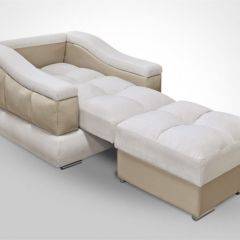 Кресло-кровать + Пуф Голливуд (ткань до 300) НПБ в Салехарде - salekhard.mebel24.online | фото 4