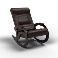 Кресло-качалка Вилла 11-К-В (экокожавенге) ВЕНГЕ в Салехарде - salekhard.mebel24.online | фото