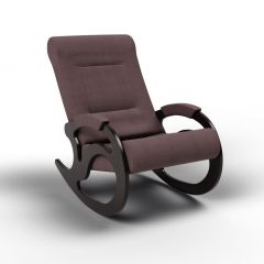 Кресло-качалка Вилла 11-Т-КМ (тканьвенге) КОФЕ С МОЛОКОМ в Салехарде - salekhard.mebel24.online | фото