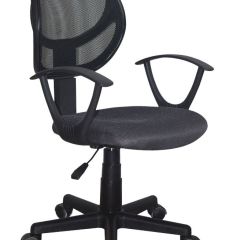 Кресло компактное BRABIX "Flip MG-305", ткань TW, серое/черное, 531951 в Салехарде - salekhard.mebel24.online | фото