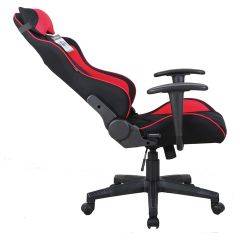 Кресло компьютерное BRABIX GT Racer GM-101 + подушка (ткань) черное/красное (531820) в Салехарде - salekhard.mebel24.online | фото 5