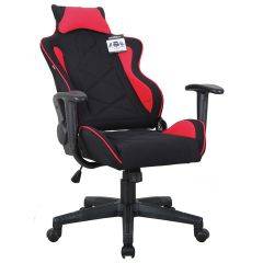 Кресло компьютерное BRABIX GT Racer GM-101 + подушка (ткань) черное/красное (531820) в Салехарде - salekhard.mebel24.online | фото 4