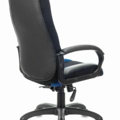 Кресло компьютерное BRABIX PREMIUM "Rapid GM-102" (экокожа/ткань, черное/синее) 532106 в Салехарде - salekhard.mebel24.online | фото 4
