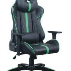 Кресло компьютерное BRABIX "GT Carbon GM-120" (черное/зеленое) 531929 в Салехарде - salekhard.mebel24.online | фото 1