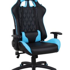 Кресло компьютерное BRABIX "GT Master GM-110" (черное/голубое) 531928 в Салехарде - salekhard.mebel24.online | фото