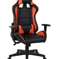 Кресло компьютерное BRABIX "GT Racer GM-100" (черное/оранжевое) 531925 в Салехарде - salekhard.mebel24.online | фото 1