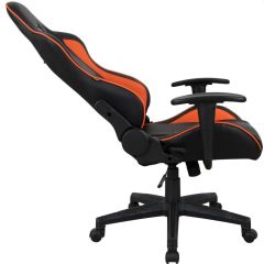 Кресло компьютерное BRABIX "GT Racer GM-100" (черное/оранжевое) 531925 в Салехарде - salekhard.mebel24.online | фото 4