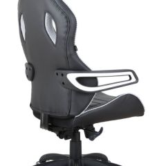 Кресло компьютерное BRABIX "Techno Pro GM-003" (черное/серое, вставки серые) 531814 в Салехарде - salekhard.mebel24.online | фото 4