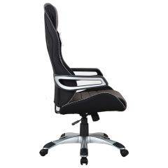 Кресло компьютерное BRABIX Techno GM-002 (ткань) черное/серое, вставки белые (531815) в Салехарде - salekhard.mebel24.online | фото 4