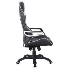 Кресло компьютерное BRABIX Techno Pro GM-003 (экокожа черное/серое, вставки серые) 531814 в Салехарде - salekhard.mebel24.online | фото 3