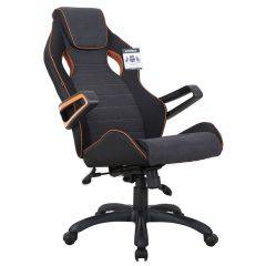 Кресло компьютерное BRABIX Techno Pro GM-003 (ткань черное/серое, вставки оранжевые) 531813 в Салехарде - salekhard.mebel24.online | фото 8